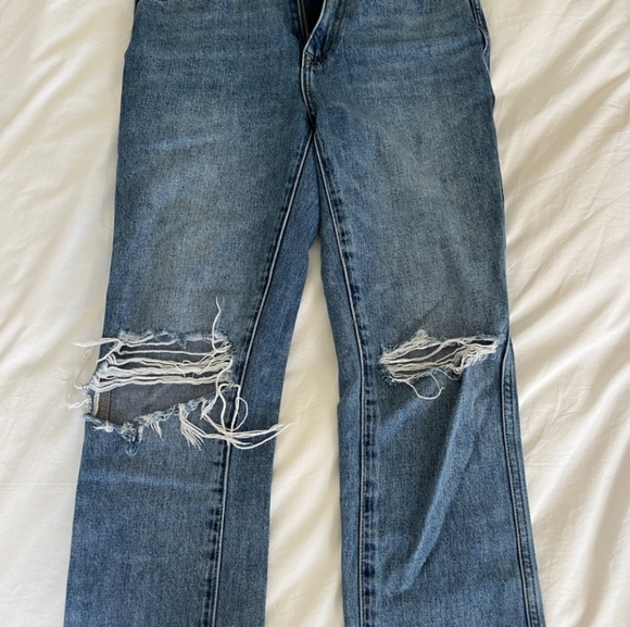 Pistola Distressed Straight Leg Denim Jeans - Picture 3 of 13